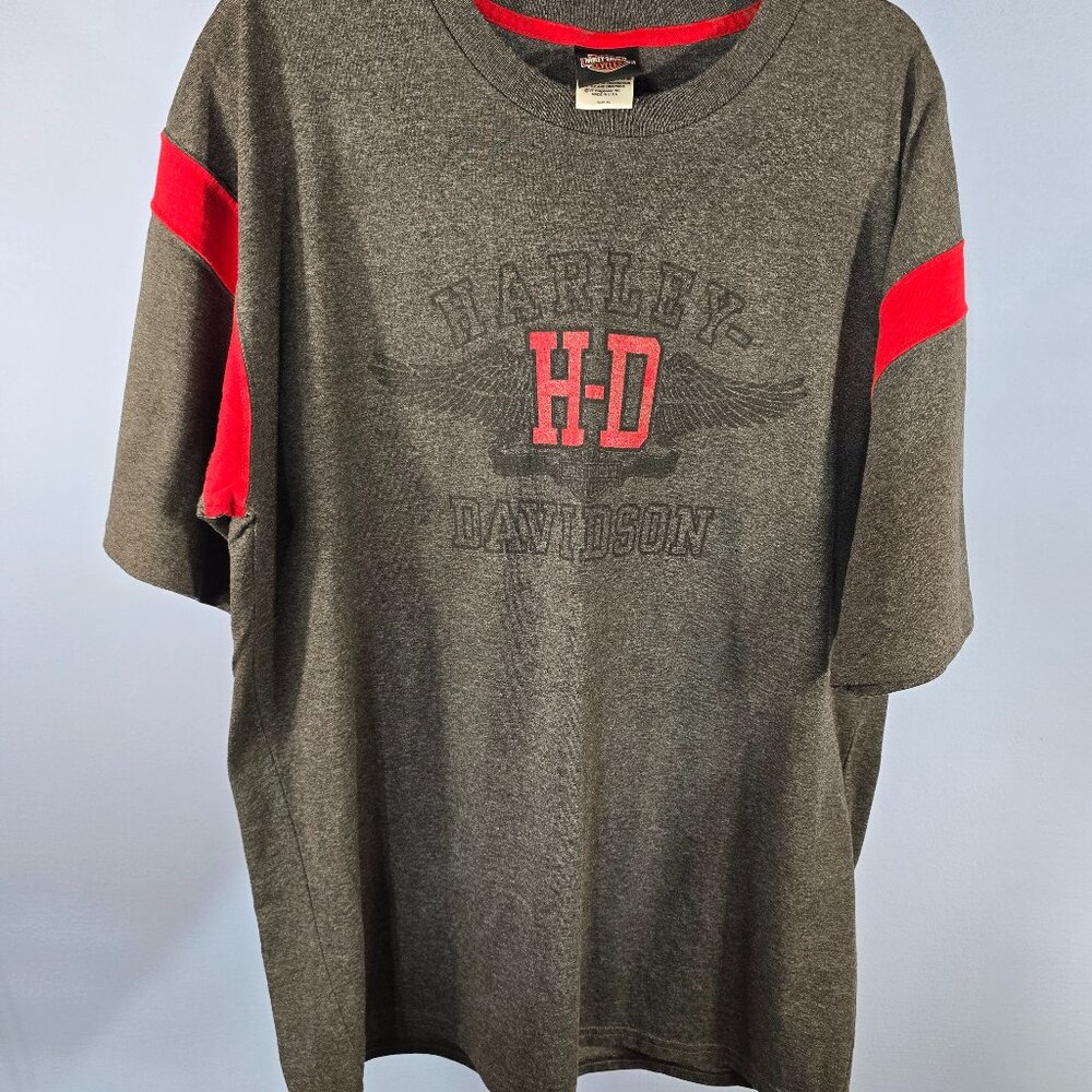 Vintage Harley-Davidson Gray T-shirt Dover OH Size XL (P-09)